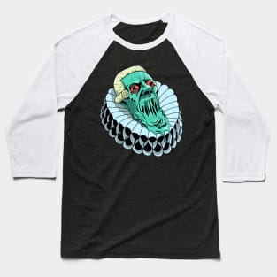 Melting Rad Face In A Frill Heavy Metal Baseball T-Shirt